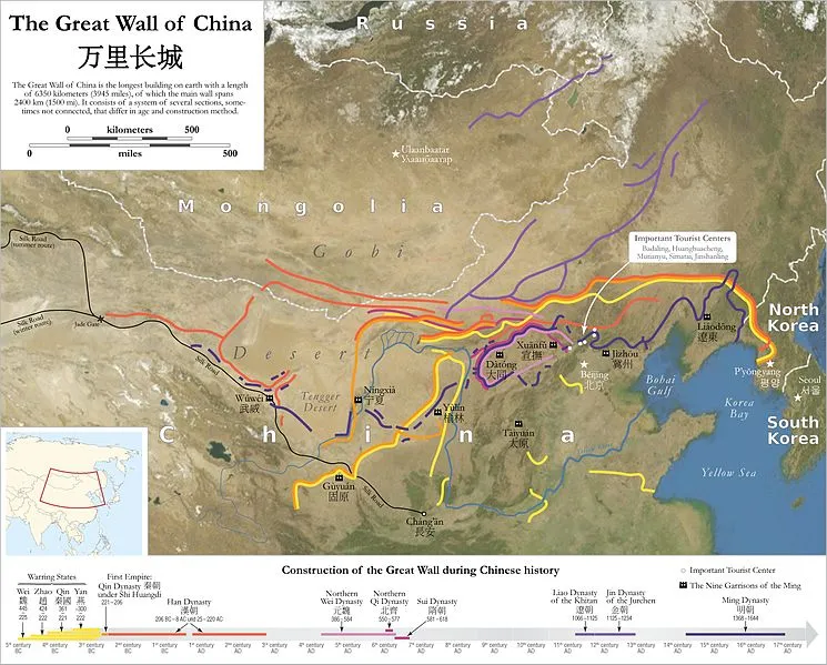 La Gran Muralla China, más grande de lo que se esperaba
