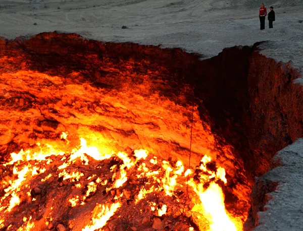 El incendio permanente de Turkmenistán