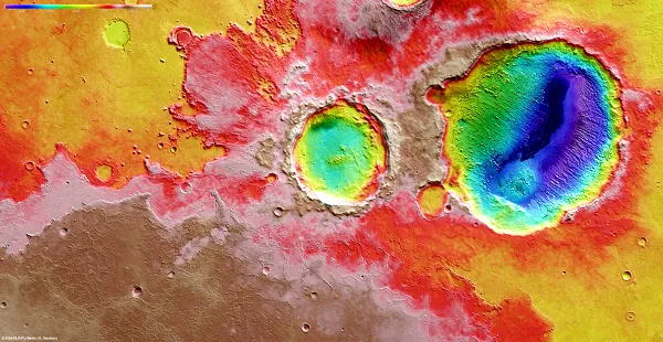 El cambio climático, también visible en Marte