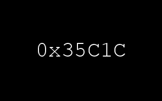 What is 0x35C1C?